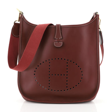 Hermes Evelyne Crossbody Gen I Chamonix PM Red 4531631