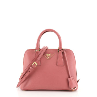 Prada Promenade Bag Saffiano Leather Small Pink 4531643
