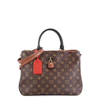 Louis Vuitton Millefeuille Handbag Monogram Canvas and Leather  Red 4531647