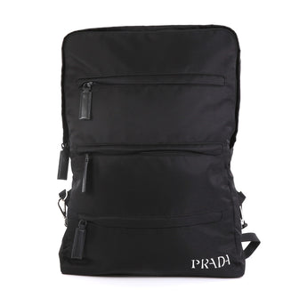 Prada Limited Edition Rem Koolhaas Backpack Tessuto Large Black 453166