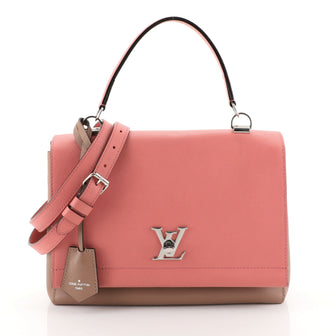 Louis Vuitton Lockme II Handbag Leather Pink 453167