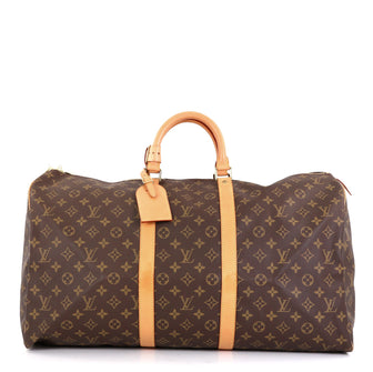 Louis Vuitton Keepall Bag Monogram Canvas 55 Brown 4531693