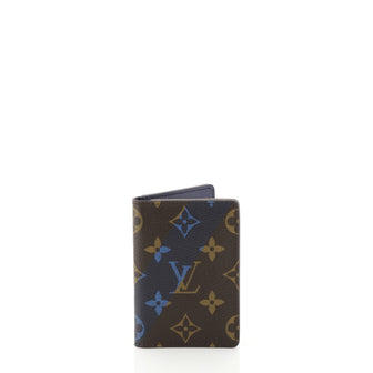 Louis Vuitton Pocket Organizer Limited Edition Monogram Canvas Brown...
