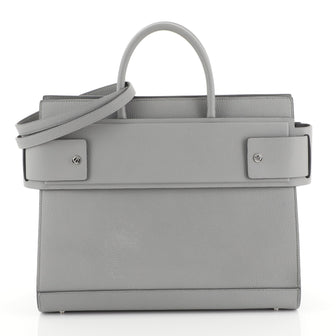 Givenchy Horizon Satchel Leather Medium Gray 453693