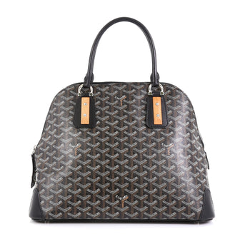Goyard Sac Vendome Handbag Coated Canvas PM Black 4537311