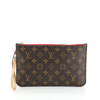 Louis Vuitton Neverfull Pochette Monogram Canvas Large