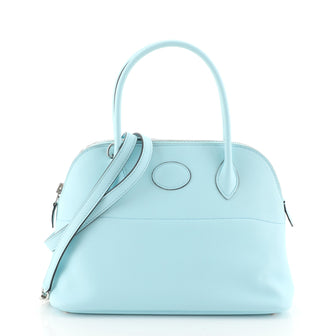 Hermes Bolide Handbag Swift 27 Blue 4537512