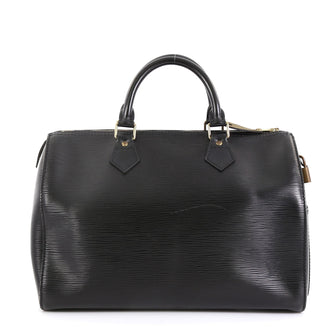 Louis Vuitton Speedy Handbag Epi Leather 30 Black 453752