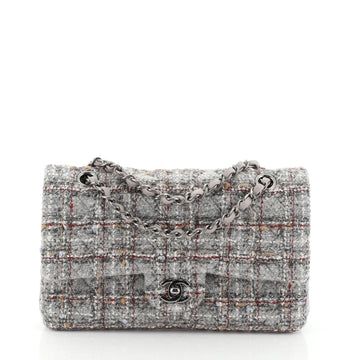 Classic Double Flap Bag Quilted Tweed Medium