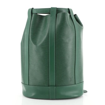 Louis Vuitton Randonnee Backpack Epi Leather PM Green 453757