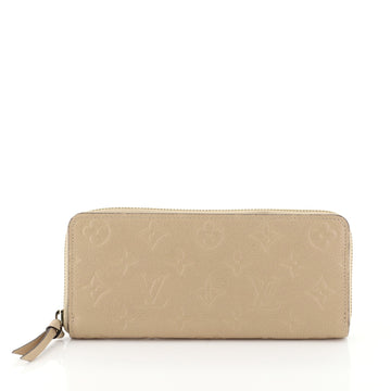 Louis Vuitton Clemence Wallet Monogram Empreinte Leather 
