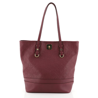 Louis Vuitton Citadine Handbag Monogram Empreinte Leather PM Purple 453812