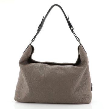 Louis Vuitton Antheia Hobo Leather GM Brown 453816