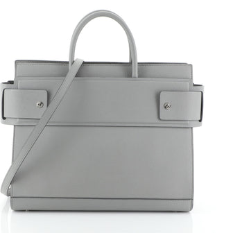 Givenchy Horizon Satchel Leather Medium Gray 453861