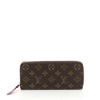 Louis Vuitton Clemence Wallet Monogram Canvas Brown 4539615