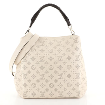 Louis Vuitton Babylone Handbag Mahina Leather PM Neutral 453975