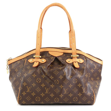 Louis Vuitton Tivoli Handbag Monogram Canvas GM Brown 454121