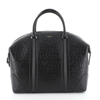 Givenchy Lucrezia Travel Bag Embossed Leather 