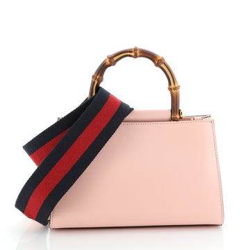 Gucci Nymphaea Top Handle Bag Leather Mini
