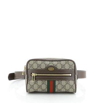 Gucci Ophidia Belt Bag GG Coated Canvas Small Brown 45427124