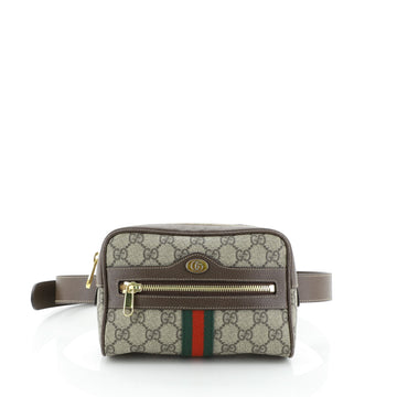 Gucci Ophidia Belt Bag GG Coated Canvas Small Brown 45427124