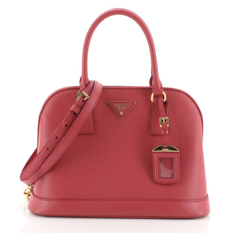 Prada Open Promenade Bag Saffiano Leather Medium Pink 45427147