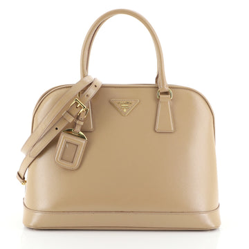 Prada Open Promenade Bag Vernice Saffiano Leather Large