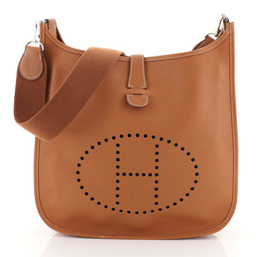 Hermes Evelyne Crossbody Gen II Epsom GM Brown 4542749