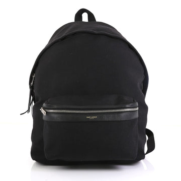 Saint Laurent City Backpack Canvas Medium