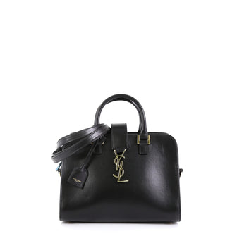 Saint Laurent Monogram Cabas Downtown Leather Baby Black 4542795