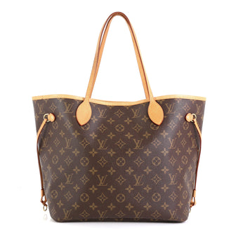 Louis Vuitton Neverfull NM Tote Monogram Canvas MM Brown 454531