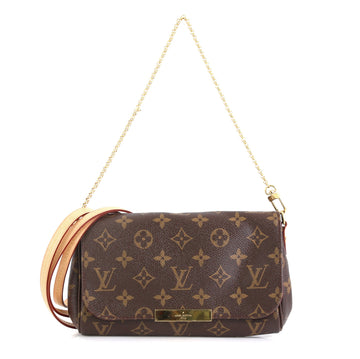 Louis Vuitton Favorite Handbag Monogram Canvas PM Brown 454691