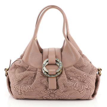 Bvlgari Chandra Hobo Leather Large Neutral 454752