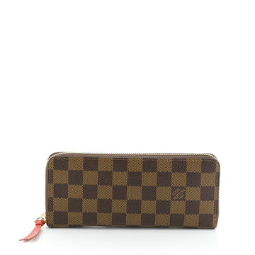 Louis Vuitton Clemence Wallet Damier Brown 454881