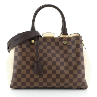 Louis Vuitton Brittany Handbag Damier Brown 454891