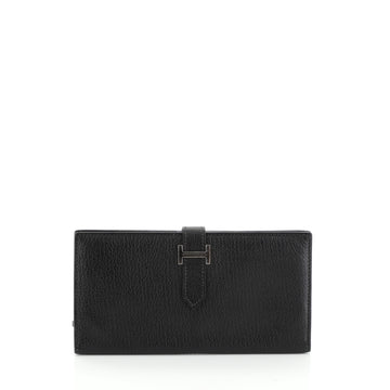 Hermes Bearn Wallet Chevre Mysore Long