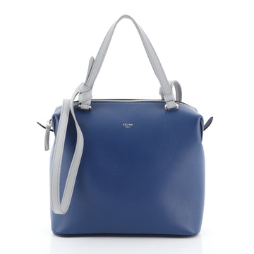 Celine Soft Cube Bag Leather Small Blue 45516133