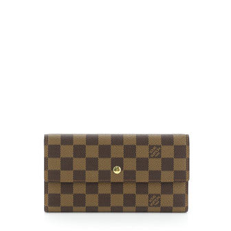 Louis Vuitton Porte Tresor International Wallet Damier Brown 4551622