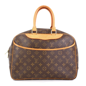 Louis Vuitton Deauville Handbag Monogram Canvas Brown 4551628