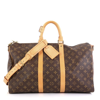 Louis Vuitton Keepall Bandouliere Bag Monogram Canvas 45