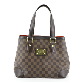 Louis Vuitton Hampstead Handbag Damier PM Brown 4551634