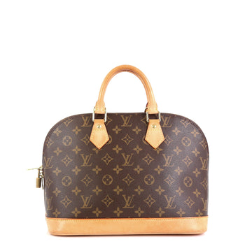 Louis Vuitton Alma Handbag Monogram Canvas MM Brown 4551654