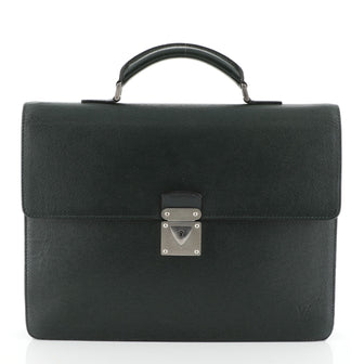 Louis Vuitton Laguito Handbag Taiga Leather Green 4551658
