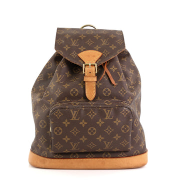 Louis Vuitton Montsouris Backpack Monogram Canvas GM Brown 4551662