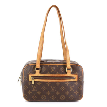 Louis Vuitton Cite Handbag Monogram Canvas MM Brown 4551673