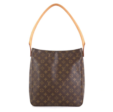 Louis Vuitton Looping Handbag Monogram Canvas GM Brown 4551675
