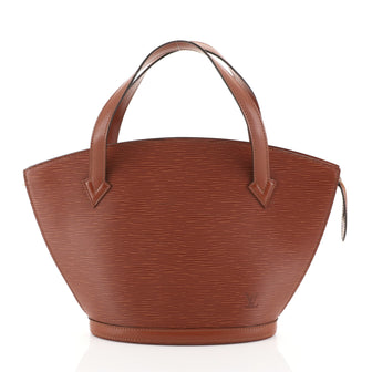 Louis Vuitton Saint Jacques Handbag Epi Leather PM Brown 455167