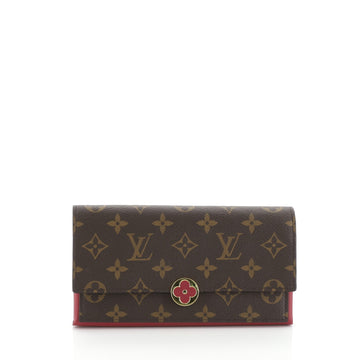 Louis Vuitton Flore Wallet Monogram Canvas Brown 4551689