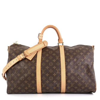 Louis Vuitton Keepall Bandouliere Bag Monogram Canvas 50