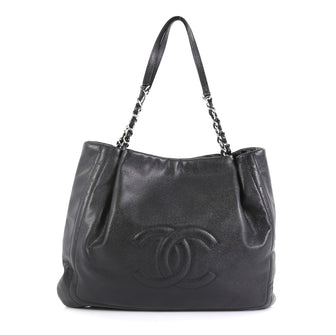 Chanel Timeless Chain Tote Caviar Large Black 455201